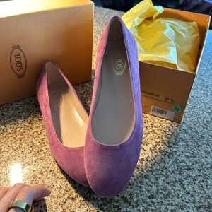 COMPLETELY NEW Tod’s Ballerina Flats